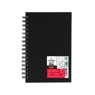 DIARIO GRAFICO ESPIRAL CANSON ART BOOK ONE A5 100gr. 80FLS