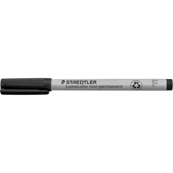 MARCADOR (NAO PERMANENTE) STAEDTLER LUMOCOLOR  0,6MM F PRETO