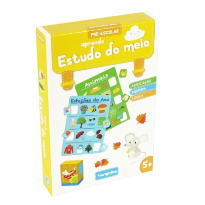 JOGO EDUCATIVO EUROPRICE PRE-ESCOLAR - APRENDE ESTUDO DO MEIO