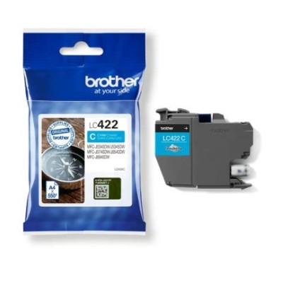 TINTEIRO BROTHER LC422 CYAN ORIGINAL