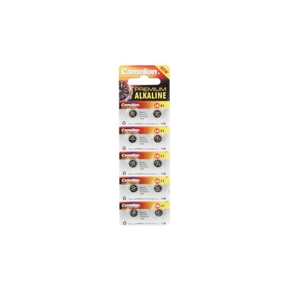 PILHA ALCALINA LR41/AG3 - 1,5V 68mAh P/ RELOGIO