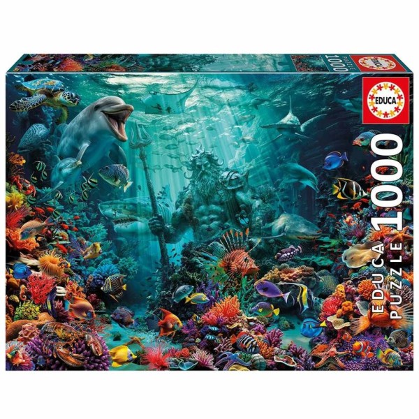 PUZZLE EDUCA 1000 PECAS RECIFE DE CORAL POSEIDON