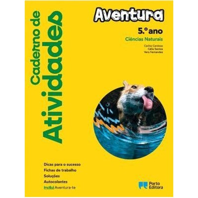 Livro Aventura - Ciências Naturais - 5.º Ano Caderno de atividades 2025