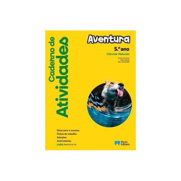 Livro Aventura - Ciências Naturais - 5.º Ano Caderno de atividades 2025