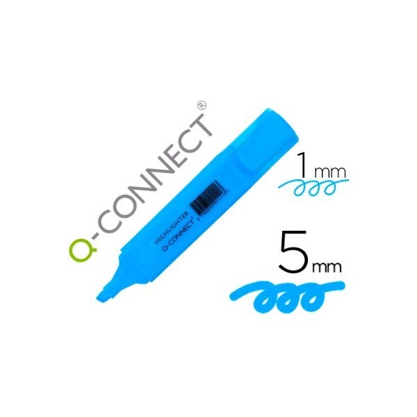 MARCADOR FLUORESCENTE QC / 5* AZUL