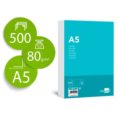 RESMA PAPEL FOTOCOPIA  A5 80GR.