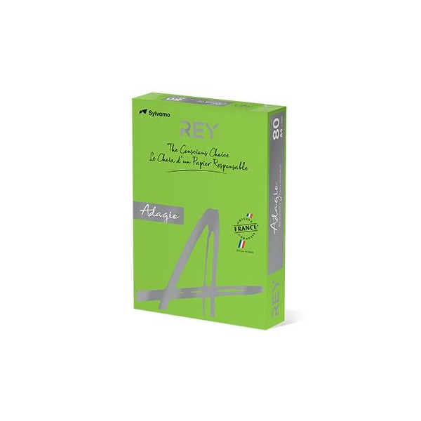 RESMA PAPEL FOTOCOPIA ADAGIO A4 80GR. VERDE INTENSO (52)