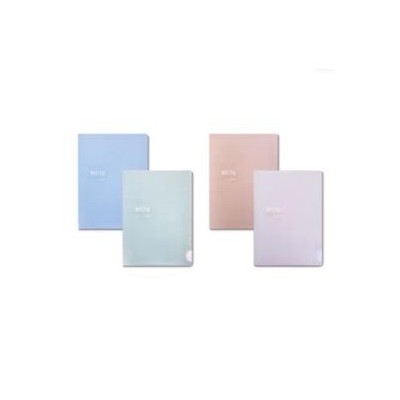 CADERNO AGRAFADO MASTER COLLECTION CAPA PLASTIFICADA A4 48FLS 90gr. PAUTADO CORES SORTIDAS "PASTEL"