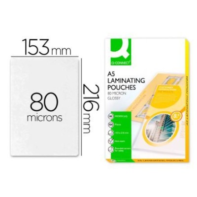 PACK C/ 100 FLS - BOLSA PLASTIFICAR TERMICA A5 80My