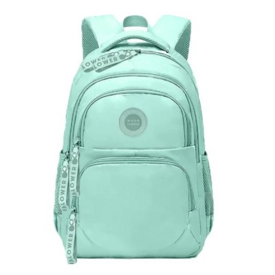 MOCHILA ESCOLAR AMBAR MOONFLOWER CAMPUS MINT 2025