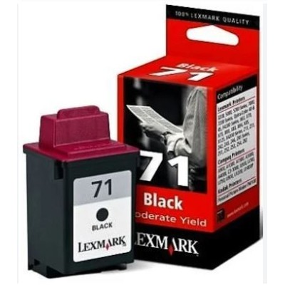 TINTEIRO LEXMARK Nº 71 PRETO ORIGINAL