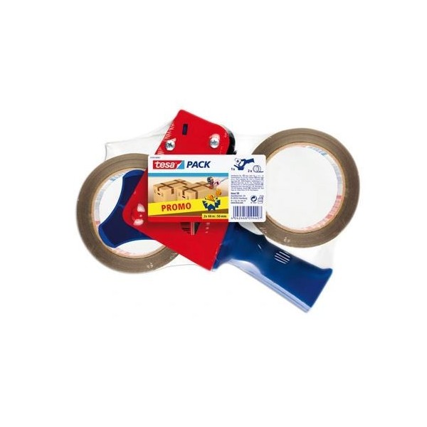 DESENROLADOR DE PUNHO TESA  P/ FITA COLA 66x50cm - C/  OFERTA 2 ROLOS 66x50 CASTANHA