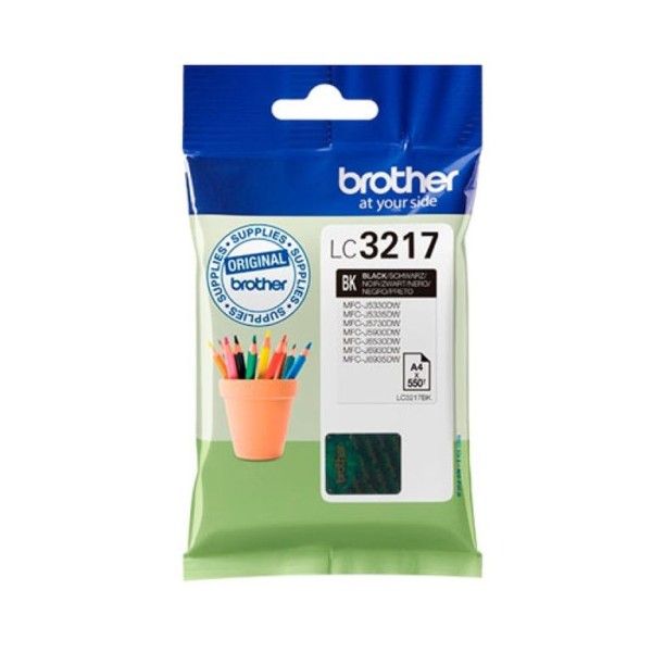 TINTEIRO BROTHER LC3217 PRETO (550p) ORIGINAL