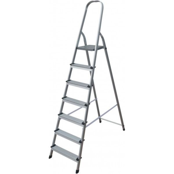 ESCADOTE ALUMINIO LITAN 1.75MT C/ 6+1 DEGRAUS