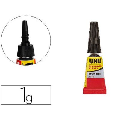 BLISTER SUPER COLA UHU MINI 1gr.