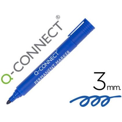 MARCADOR PERMANENTE QC PT-CN 2a3MM AZUL
