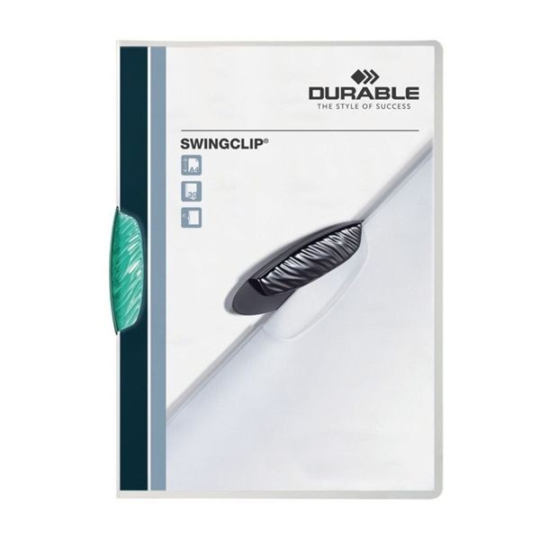 CLASSIFICADOR 5* SWINGCLIP 30 FLS A4 VERDE