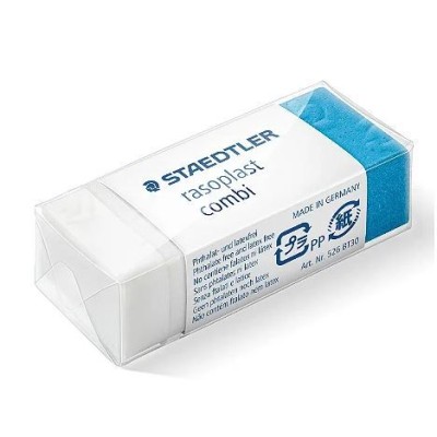 BORRACHA BRANCA PEQUENA STAEDTLER RASOPLAST COMBI (APAGA ACETATO)