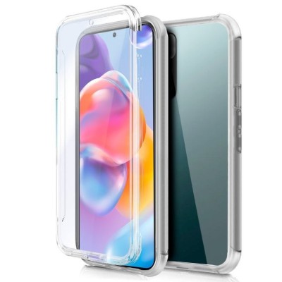 CAPA SILICONE 3D (FRONTAL + TRASEIRA) COOL  COMPATIVEL C/ XIAOMI REDMI NOTE 11 PRO PLUS 5G - TRANSPARENTE