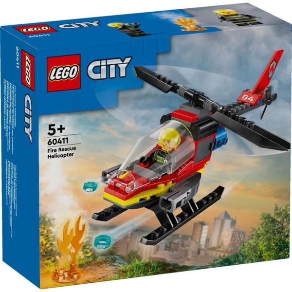 LEGO CITY HELICOPTERO DE RESGATE DOS BOMBEIROS 