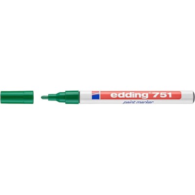 MARCADOR PERMANENTE EDDING 751 PT-CN 1-2MM VERDE
