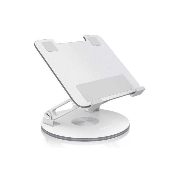 SUPORTE MESA GIRATORIO AISENS P/ PORTATIL /  TABLET ECRA  7-13" - PRATA