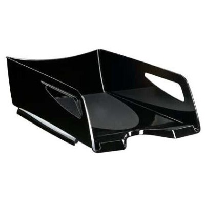 TABULEIRO PLASTICO PORTA DOCUMENTOS "JUMBO" CEP 386x270x115mm OPACO PRETO