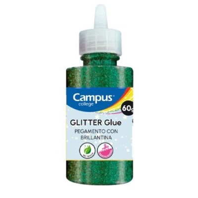 CAIXA C/ 6 COLAS PURPURINA 60gr. VERDE METALICO