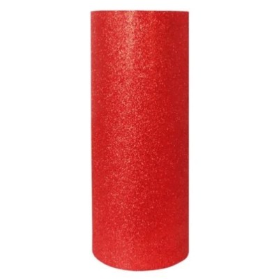 PLACA GOMA EVA 40x60CM VERMELHO PURPURINA