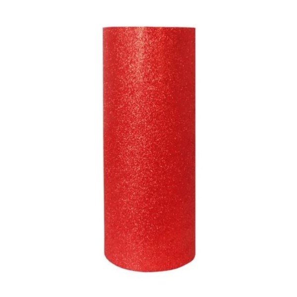 PLACA GOMA EVA 40x60CM VERMELHO PURPURINA
