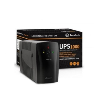 UPS EUROTECH 1000VA C/ 2 TOMADAS SCHUKO
