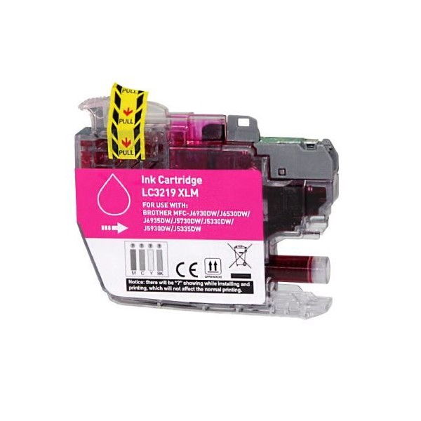 TINTEIRO COMPATIVEL C/ BROTHER LC3219XL MAGENTA