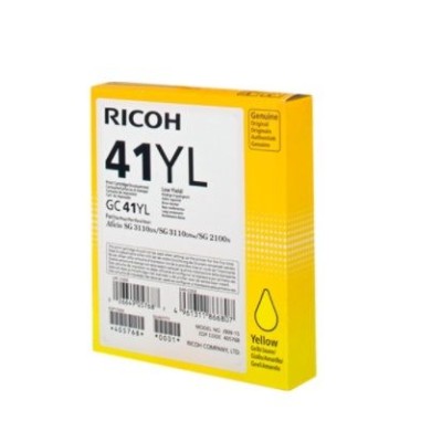 TINTA GEL RICOH TYPE GC-41 AMARELO 2.2K ORIGINAL