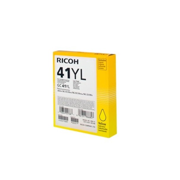 TINTA GEL RICOH TYPE GC-41 AMARELO 2.2K ORIGINAL