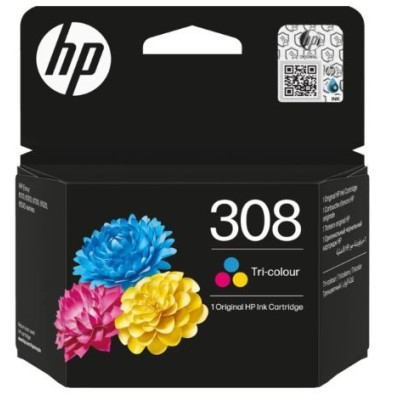 TINTEIRO HP 308 TRICOLOR ORIGINAL