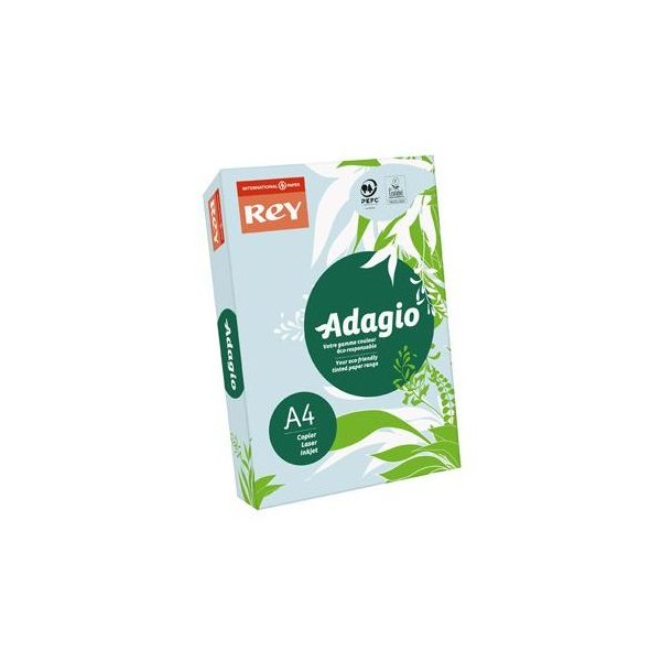 RESMA PAPEL FOTOCOPIA ADAGIO A4 80GR. AZUL CELESTE (48)
