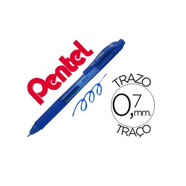 ESFEROGRAFICA ROLLER PENTEL ENERGEL BL107 0.7mm AZUL
