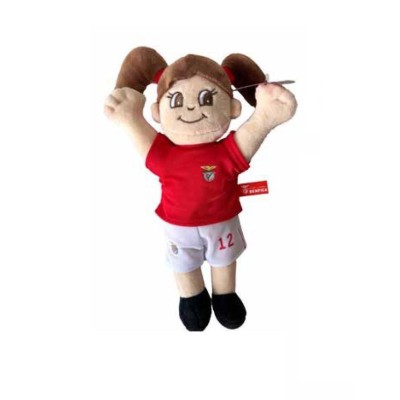 PELUCHE MENINA 30CM SPORT LISBOA E BENFICA
