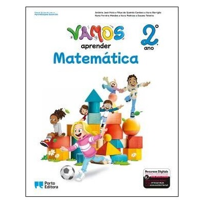 Livro VAMOS aprender Matemática - 2.º Ano Manual 2025