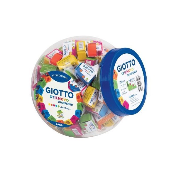 AFIA /APARA LAPIS PLASTICO RETANGULAR GIOTTO STILNOVO CORES SORTIDAS FLUORESCENTES