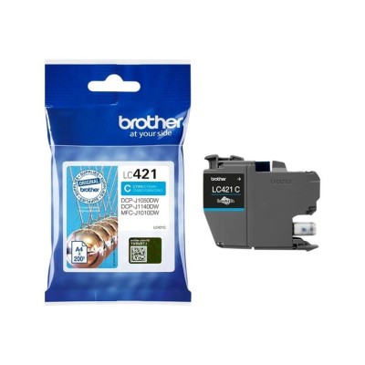 TINTEIRO BROTHER LC421 CYAN (200p) ORIGINAL