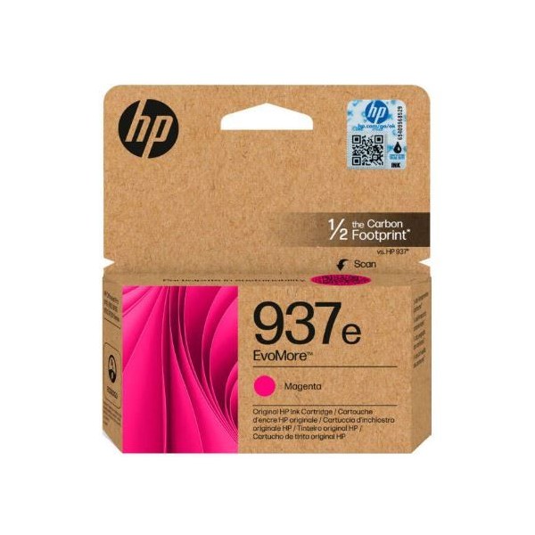 TINTEIRO HP 937e EvoMORE XL MAGENTA 1.65k ORIGINAL