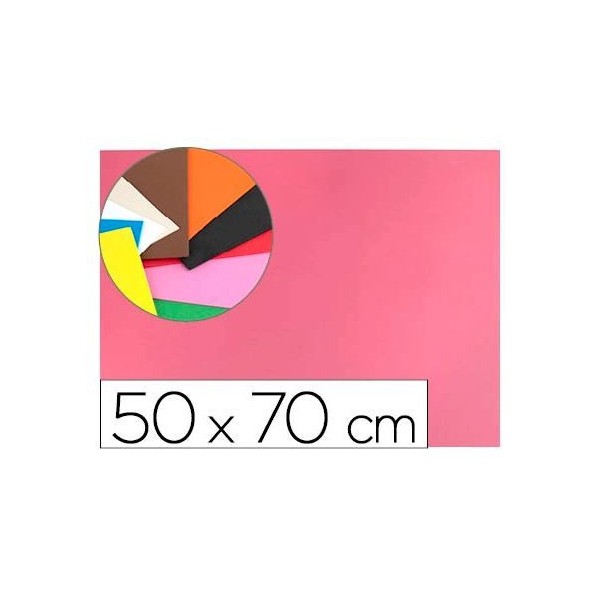 PLACA GOMA EVA 50x70CM ROSA