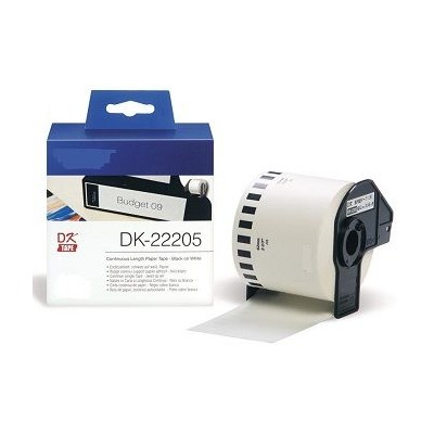 ROLO ETIQUETAS BROTHER DK22205 62MM x 30,48MT (CONTINUO)