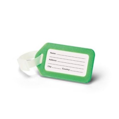 IDENTIFICADOR PP MALA VIAGEM 87x50x4 mm VERDE CLARO