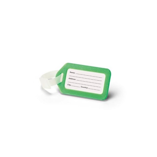 IDENTIFICADOR PP MALA VIAGEM 87x50x4 mm VERDE CLARO