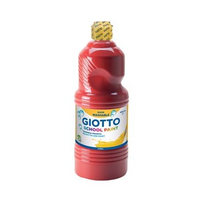 GUACHE LIQUIDO GIOTTO ESCOLAR (LAVAVEL) 1LT VERMELHO