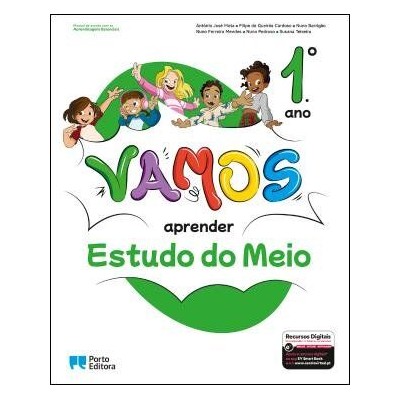 Livro VAMOS aprender Estudo do Meio - 1.º Ano Manual 2025