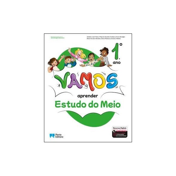 Livro VAMOS aprender Estudo do Meio - 1.º Ano Manual 2025