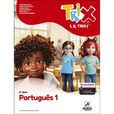 Livro TRIX - Português - 1.º Ano Manual 2025